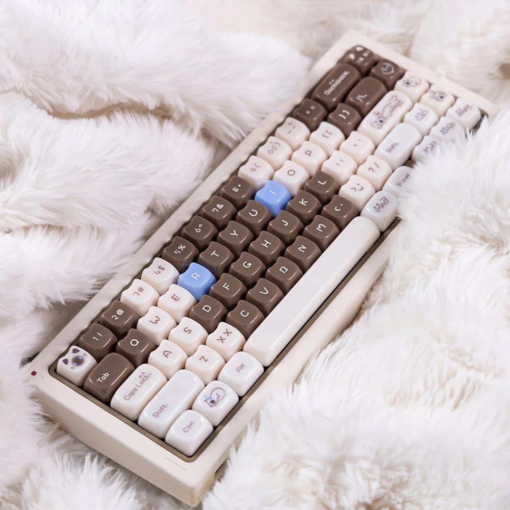 캔디캣 MAO 키캡 초코 샴 귀여운 MOA 조약돌 독거미 기계식키보드 무접점 커스텀 한성