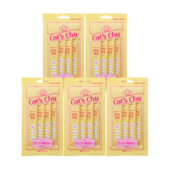페페로니 잘 먹는 캣츄 12g x 4P 5개세트 - 메인 이미지