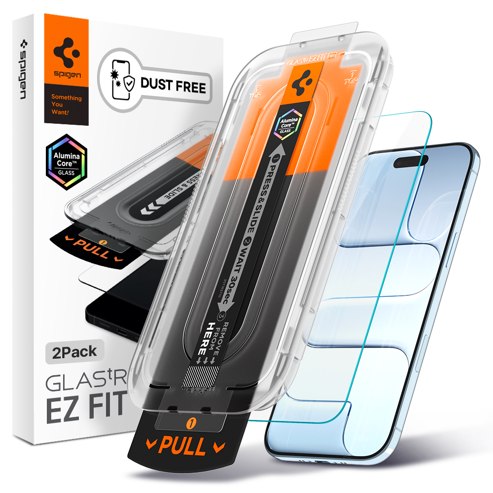 강화유리 액정 보호 필름 글라스tR 이지핏 아이폰 에어, 2매입