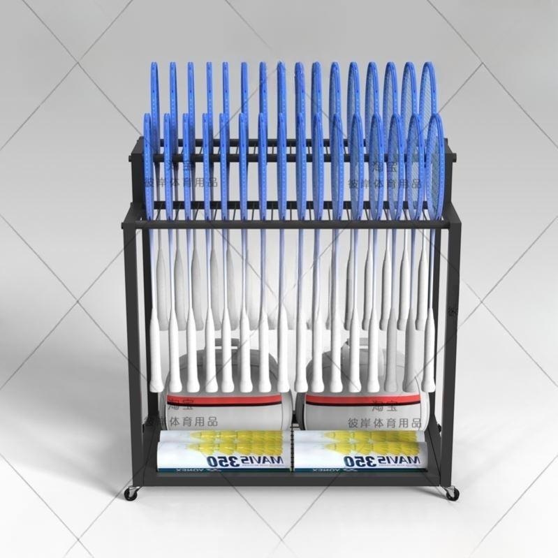 배드민턴라켓거치대 테니스 라켓 이동식 보관대 랙 진열대 정리 보관함 수납 셔틀콕 꽂이 장비 - 상세 이미지 2
