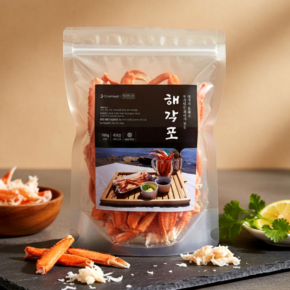 홍게 대게 다리가 통째로 영덕 해각포 100g 말린 홍게다리포 대게포