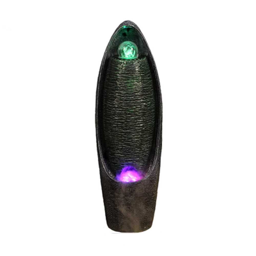 분수 가습기 실내 공기청정 인테리어 장식 가전 연못 블랙 아토마이저(66CM) - 상품 이미지