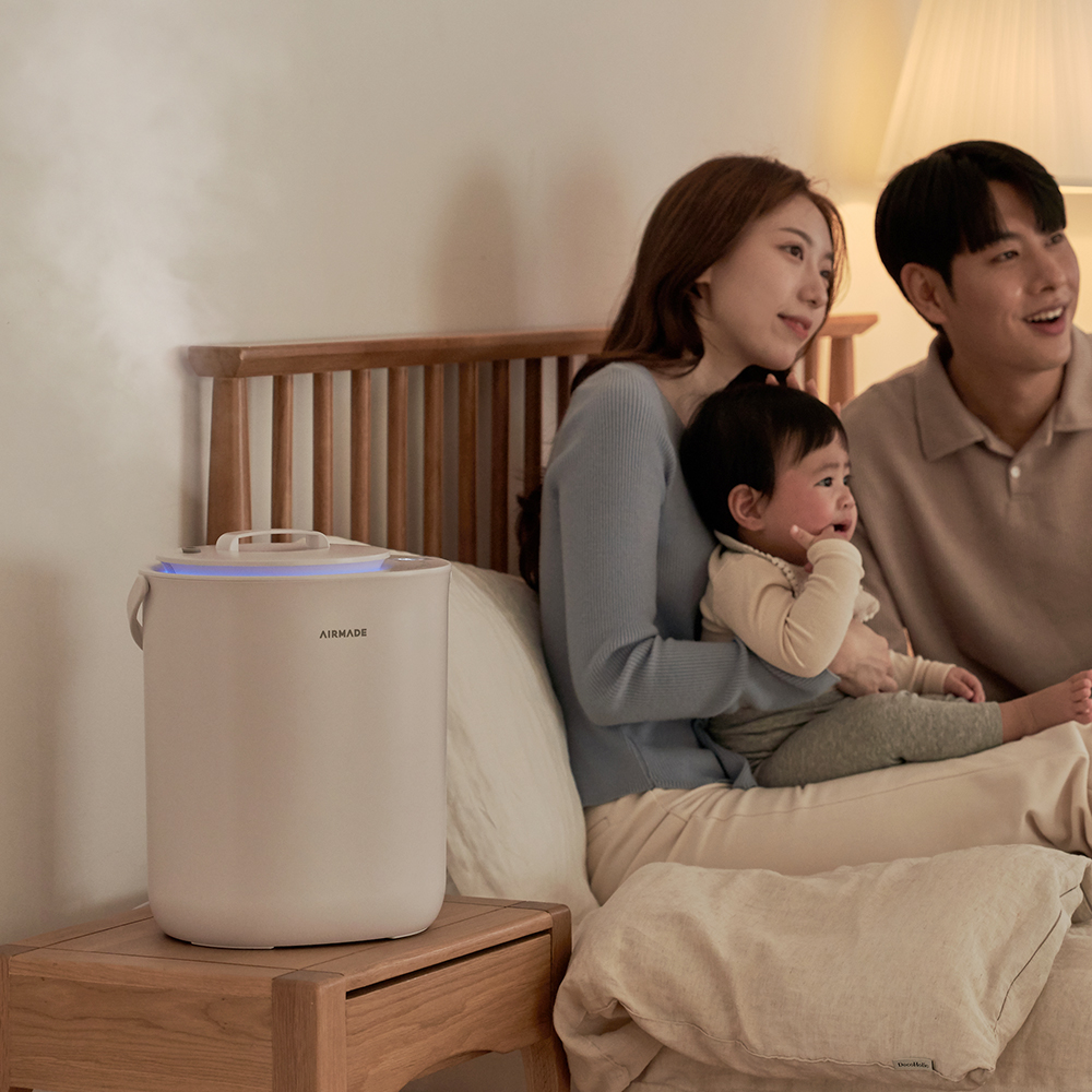 에어메이드 가열식 신생아 아기 살균 자동세척 더 위대한 가습기 2.0 AMH-4502
