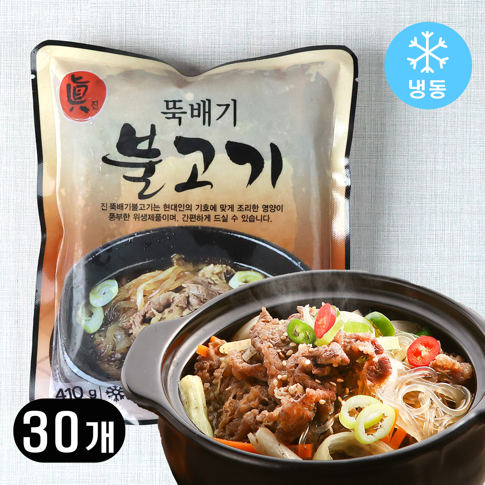 연주푸드 진 뚝배기불고기 410g 뚝불고기 30개 - 상품 이미지