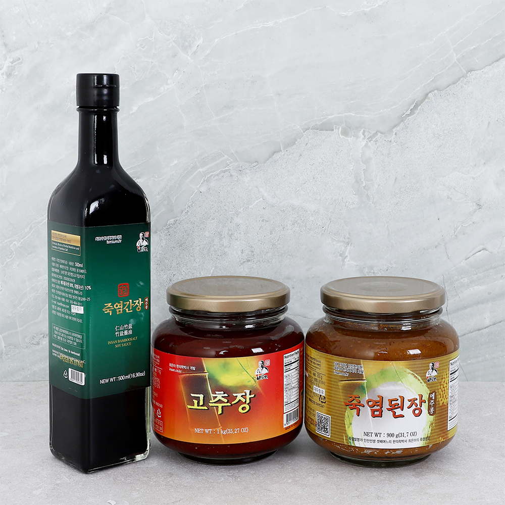 인산죽염 장류 세트 3호(고추장+죽염된장+죽염간장) 이미지 8