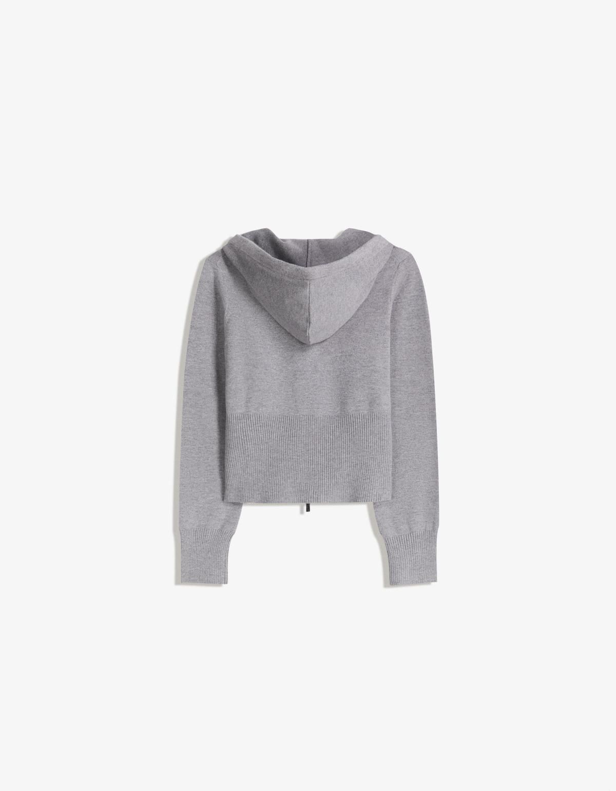 버쉬카 라이트그레이 베이직 집업 후드티 6990/097 GREY - 상세 이미지 5