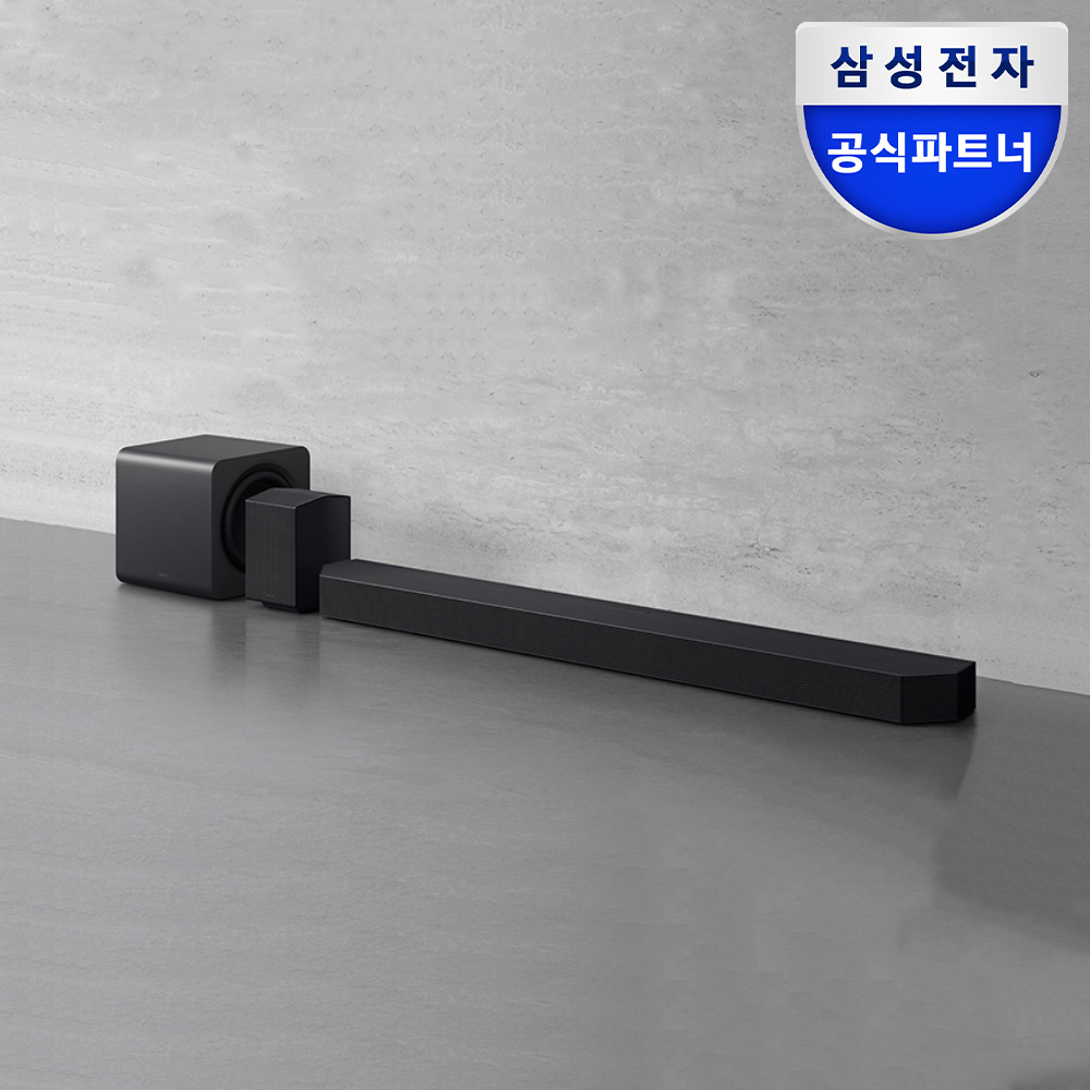 25년 신형 삼성 11.1.4채널 블루투스 Q심포니 사운드바 HW-Q990F/KR