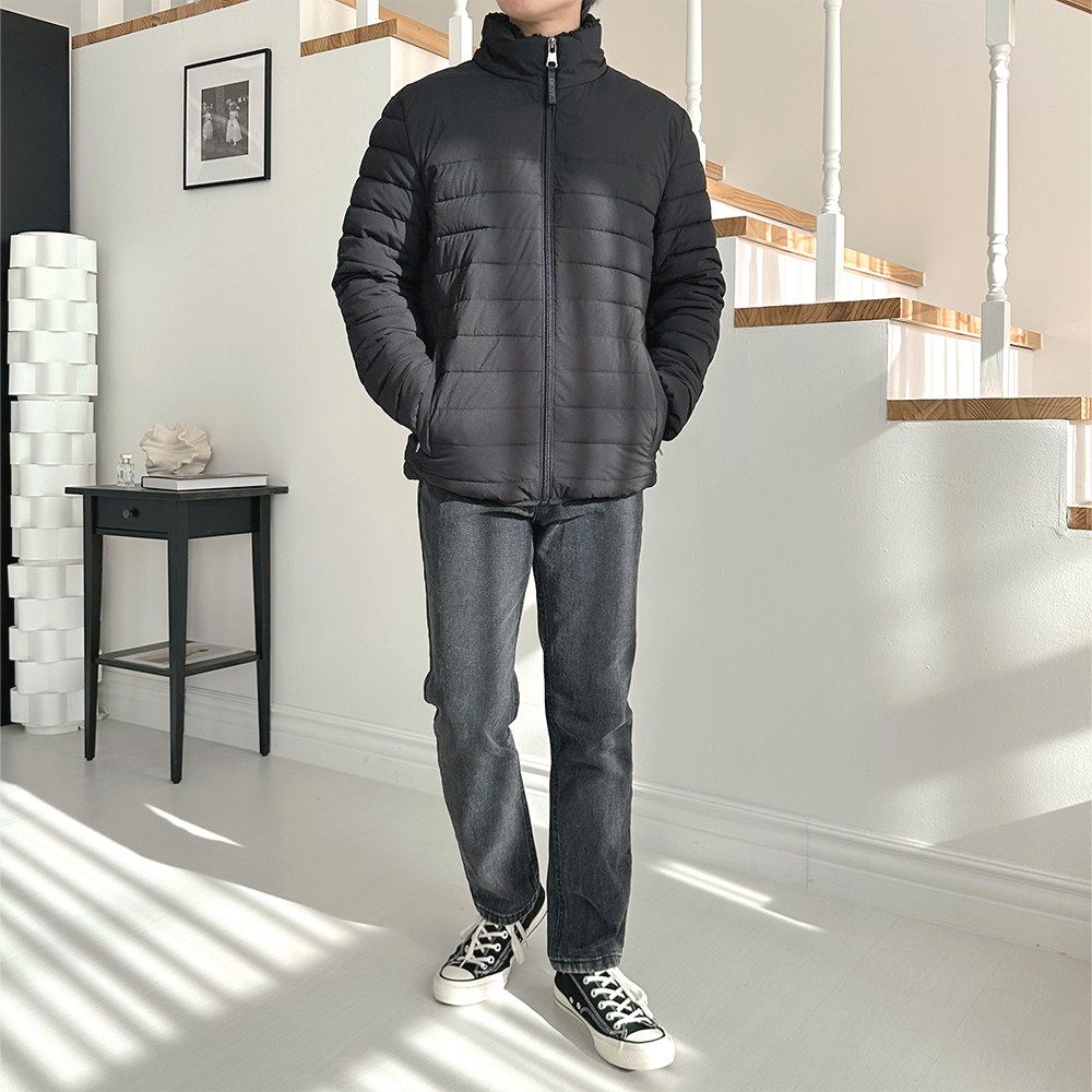 DKNY 남성 쉐르파 플리스 자켓 점퍼 - 상세 이미지 4