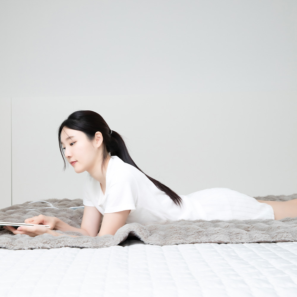 오아 포그밍L코듀 전기 온열 담요 사무실 캠핑 차박용 휴대용 여행용 극세사 무릎 이불