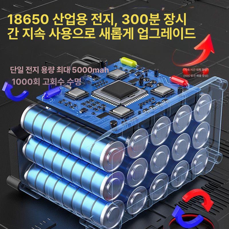 무선 휴대용 송풍기 소형 에어 청소기 낙엽 세차 기본구성 마키타 플러그 헤어라인 모터 - 상세 이미지 5