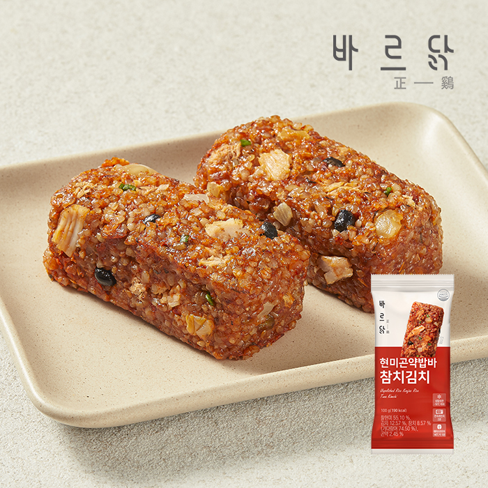 바르닭 현미곤약밥바 참치김치 21팩 - 상품 이미지