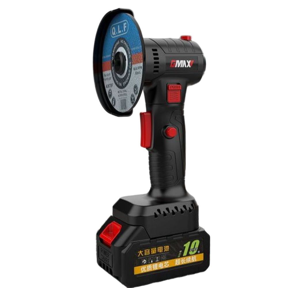 충전 핸드 전동 충전식 무선 핸드그라인더 그라인더 폴리싱 12V 3인치 2개 배터리 제외 - 상품 이미지