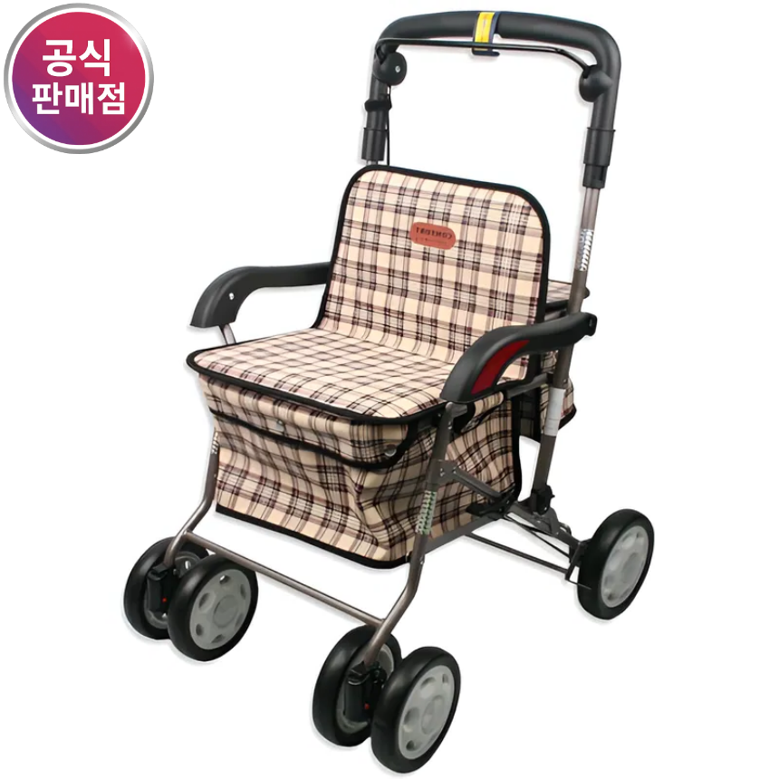 진산메디칼 다용도 노인보행기 어르신 실버카 성인 어른 성인용 노인용 할머니유모차 F-218 상품 이미지