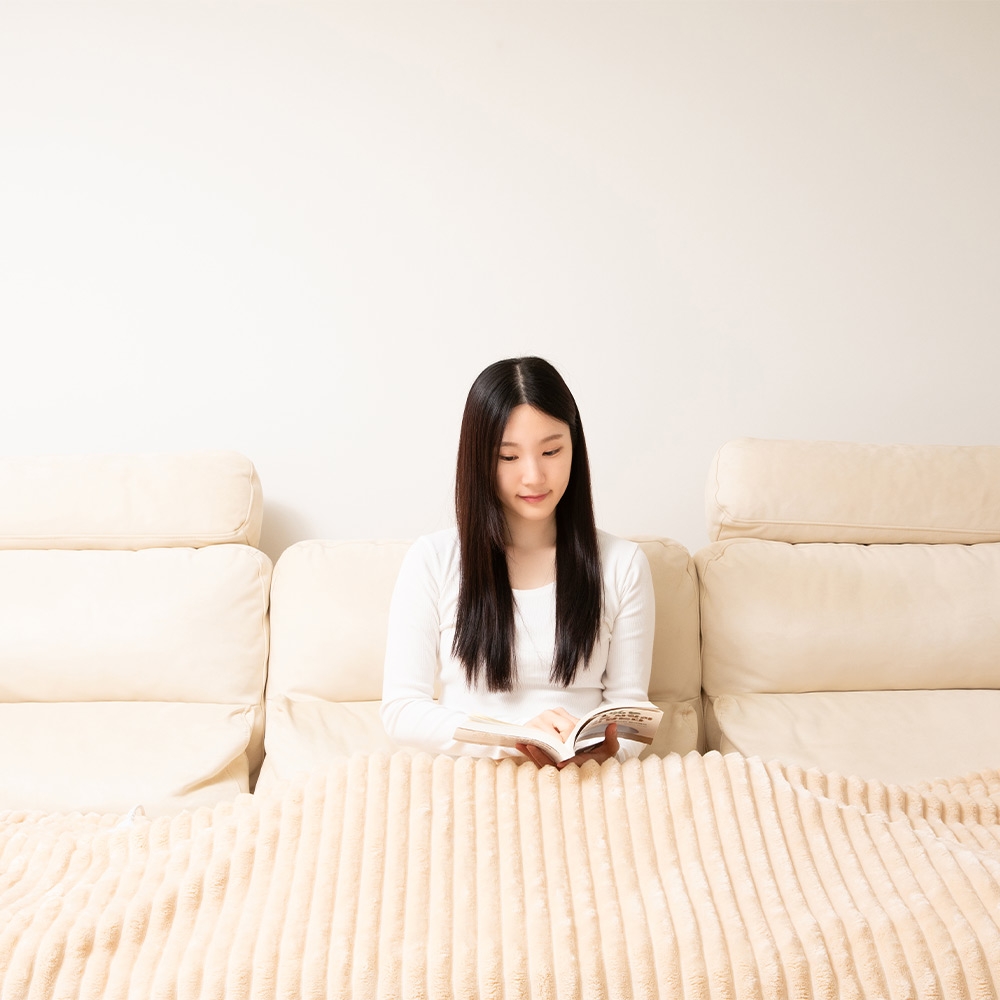 오아 포그밍L 전기 온열 담요 사무실 캠핑 차박용 휴대용 여행용 극세사 무릎 이불 물세탁