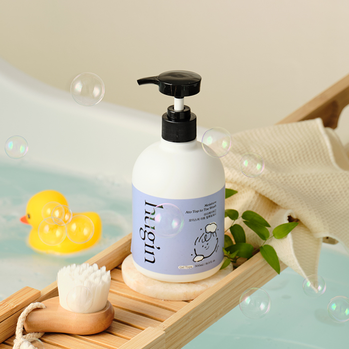 허긴 모이스처 아토 탑투토워시 500ml 올인원세정 액상타입 바디&샴푸 - 상세 이미지 2