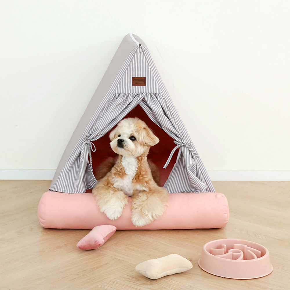 강아지하우스 애견텐트 커튼형 강아지집 펫브랜디 이미지 4