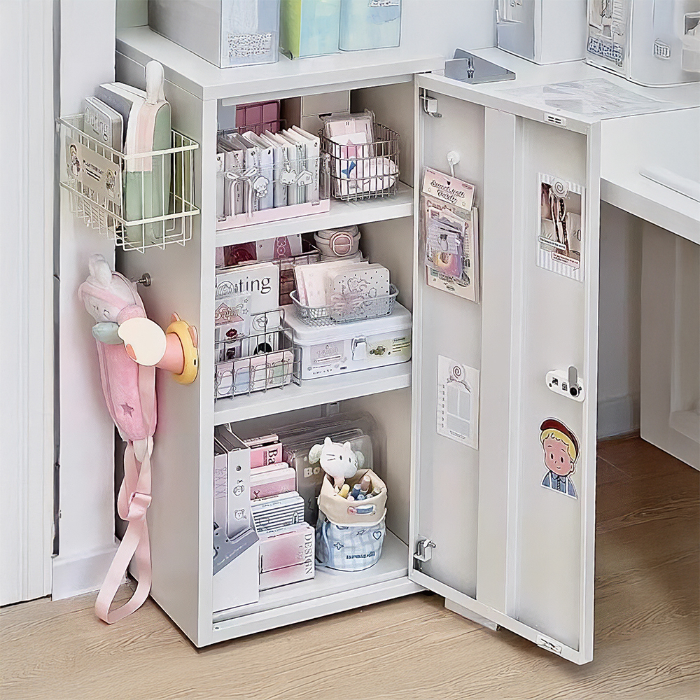 철제 캐비넷 개인 락커 소형 사물함 사무용 문서 보관함