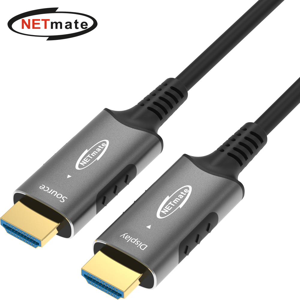 강원전자 넷메이트 HDMI2.0 Hybrid AOC 케이블 100m NM-HMA100 - 상품 이미지