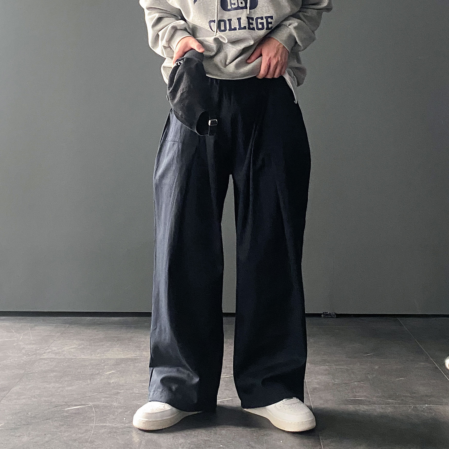 벌룬팬츠 통큰바지 님자항아리바지 와이드치노팬츠 - 상세 이미지 3