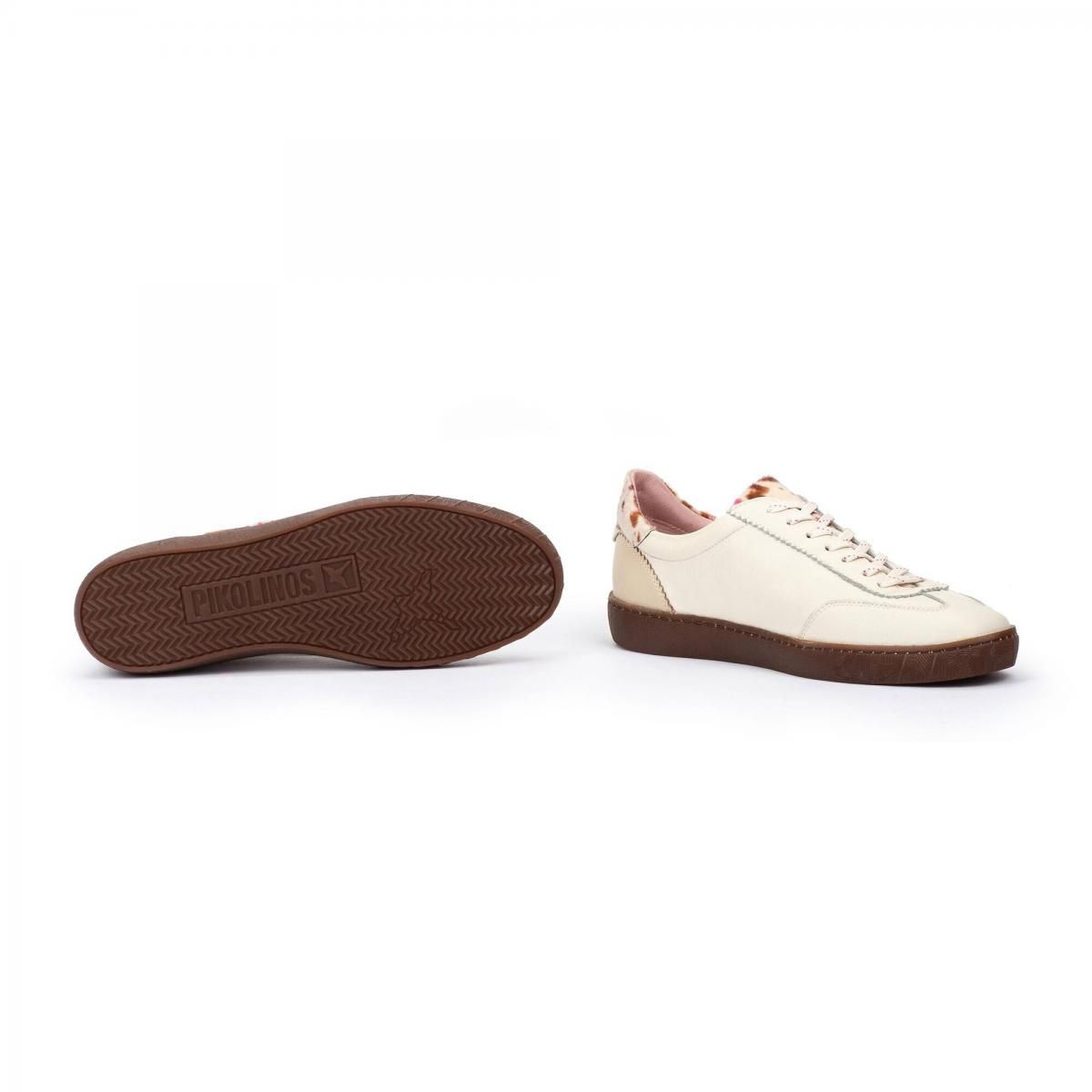 피콜리노스 카우프린트 레더 베이직 스니커즈 LANZAROTE W7B-6831C1 NATA - 상세 이미지 5