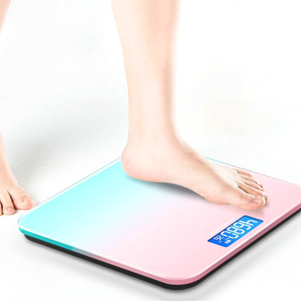고감도 디지털 체중계 고화질 그라데이션 강화유리
