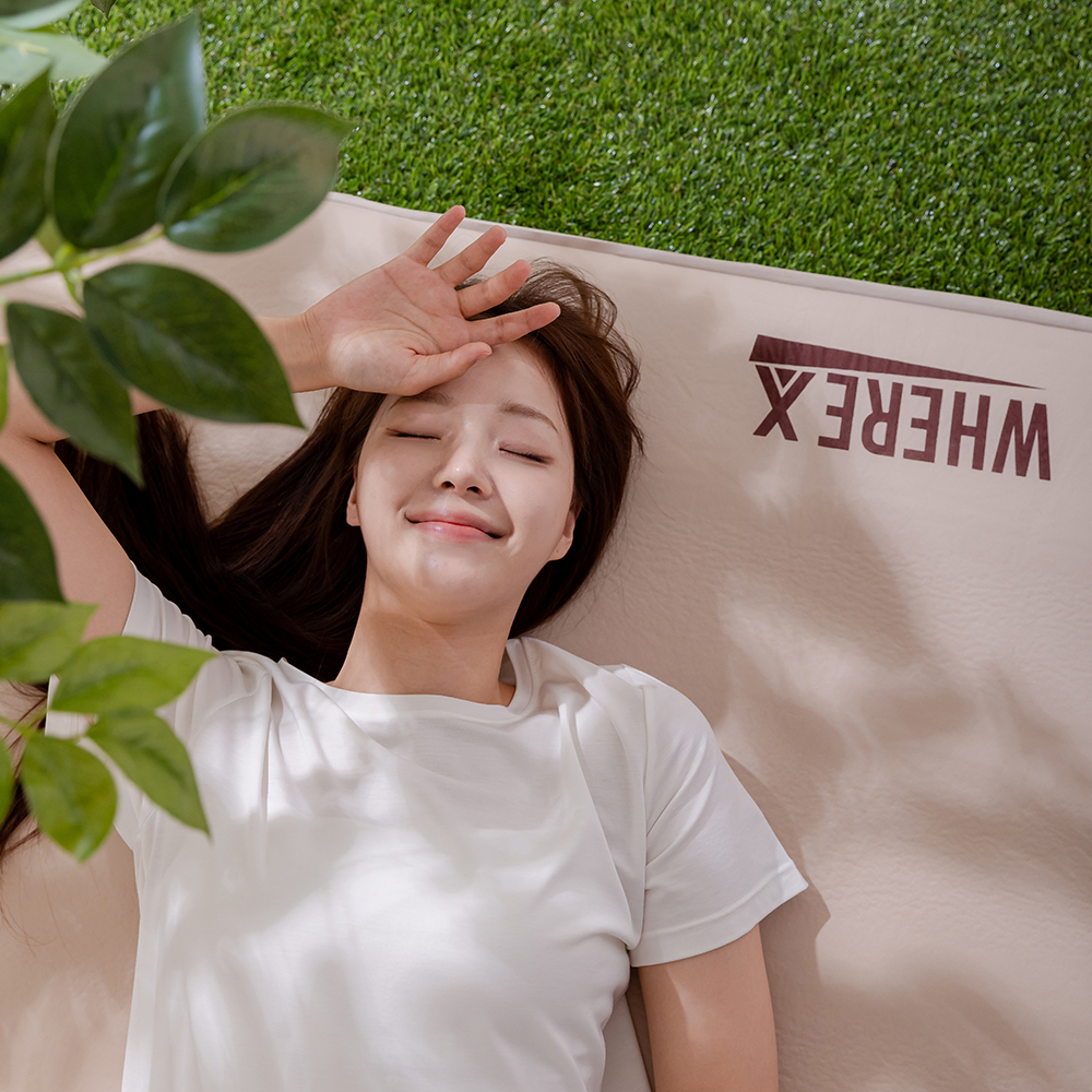 웨어엑스 에어플랫 자충매트 펌프 내장형 10T 더블 - 상세 이미지 4
