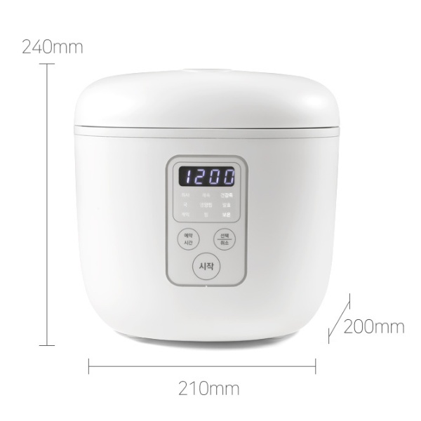 미니전기밥솥 캠핑용 자취방 소형 보온 3인용밥솥