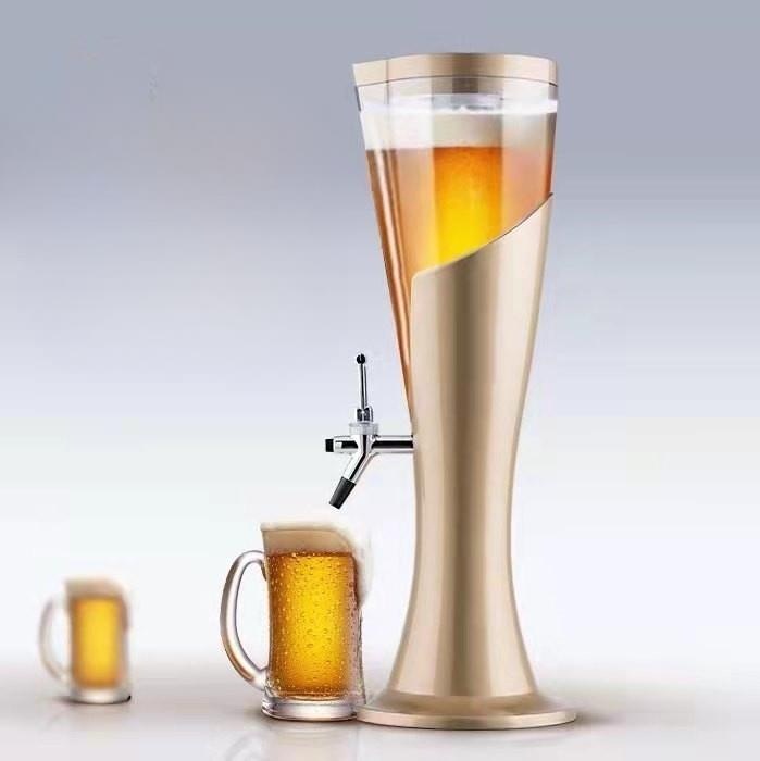 소맥타워 생맥주타워 맥주 와인 타워 원형 클럽 쏘맥 대용량 기계 음료 디스펜서 - 상품 이미지