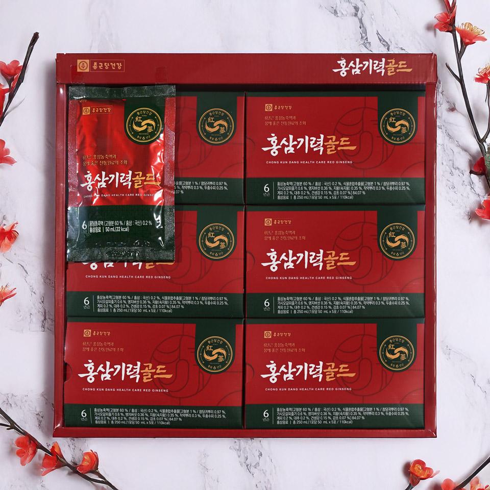 메가마트 종근당건강 홍삼기력골드 50mlx30포 - 상품 이미지