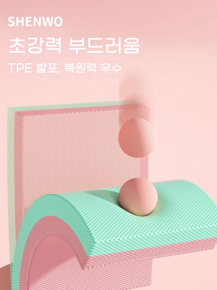 헬스 무릎 매트 요가 대형 쿠션 패드 보호 운동 필라테스 - 상세 이미지 3