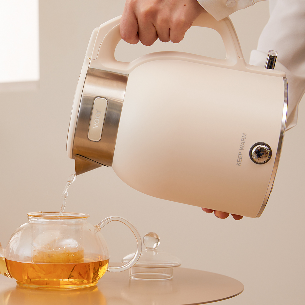 보아르 다이닝 전기포트 대용량 스텐 커피포트 2L 보온 무선 올스텐 티 포터 주전자