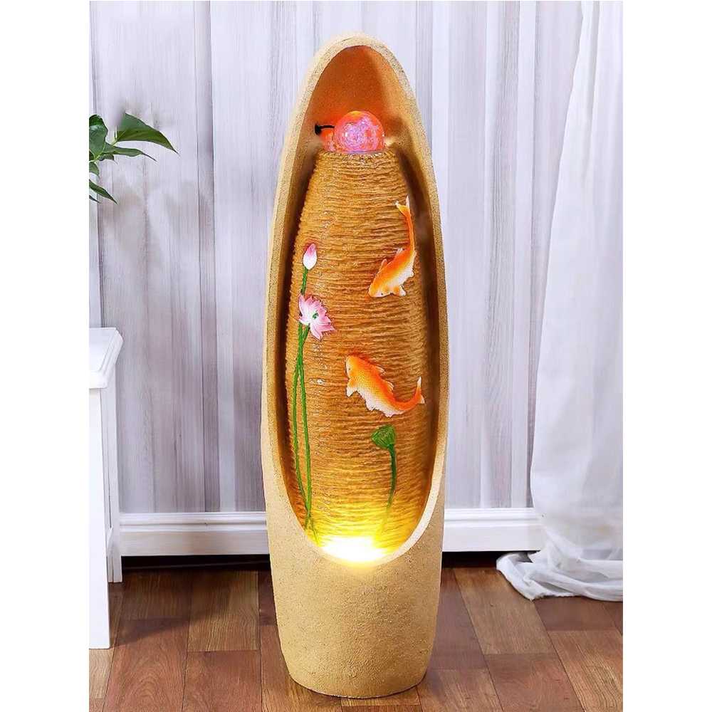 분수 가습기 실내 공기청정 인테리어 장식 가전 연못 블랙 아토마이저(66CM) - 상세 이미지 2