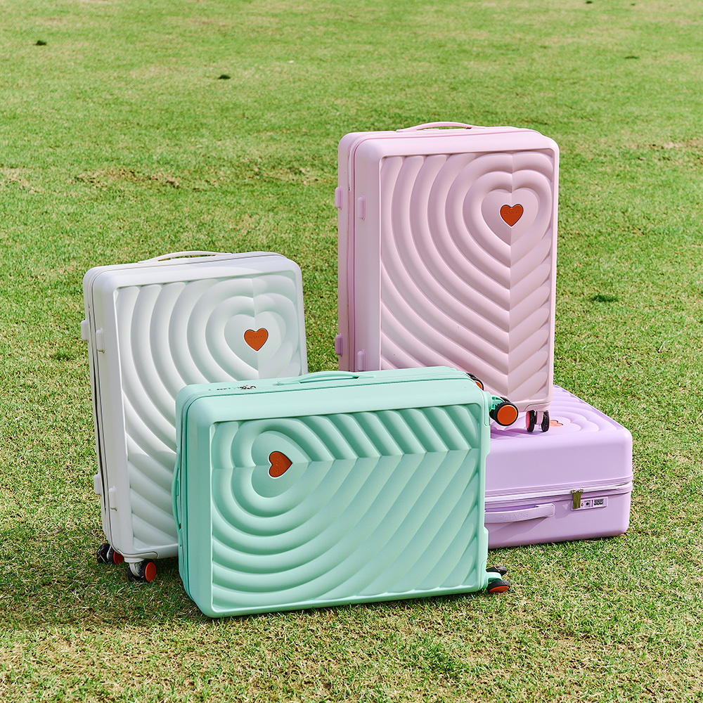 하트풀 트래블 세트 6종 (하트시티 35+42+72cm+키트박스+스누피 압축 파우치 XS 큐컴+신발파우치) 캐리어 - 상세 이미지 2