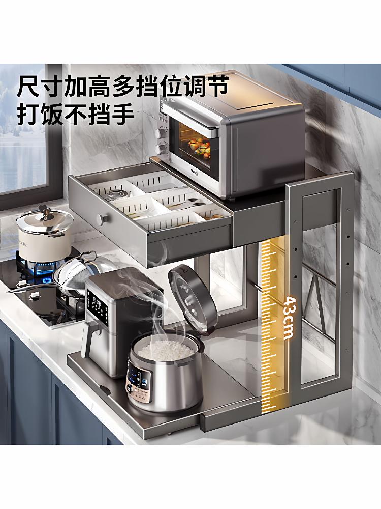 스텐 베란다 창고 선반 2단 스테인레스 랙 다이 다용도실 4단 진열대 40 cm 롤러 4단 바닥 높이 조 - 상세 이미지 5