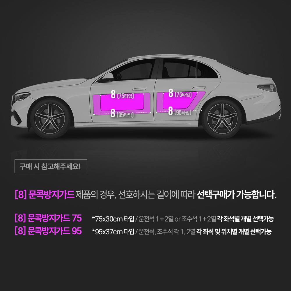 E클래스 W214 PPF필름 헤드라이트 전방센서 부분구매 저스트쉴드 - 상세 이미지 4