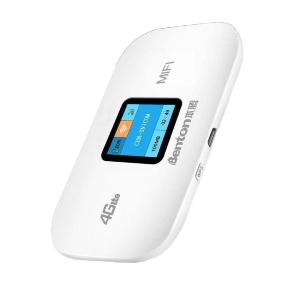 유무선 공유기 차량용와이파이 C충전 와이파이 휴대용 Lte Benton 라우터 모뎀 3000mAH LED 아시아 - 상품 이미지