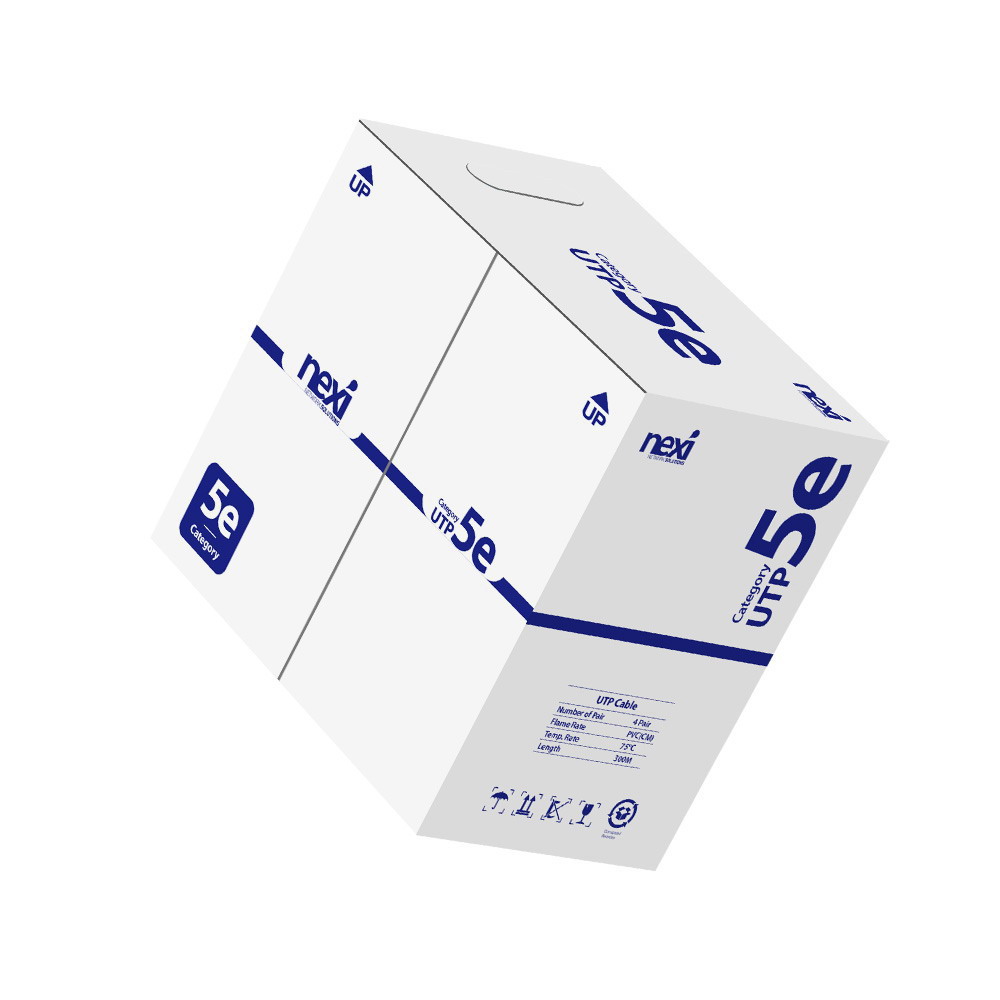 넥시 CAT5E UTP 랜케이블 박스 300m, 옐로우 이미지 8