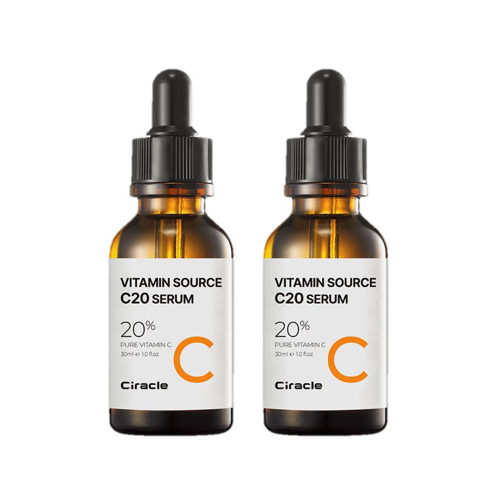 씨라클 순수비타민C 20% 잡티 세럼 30ml, 고함량 고농축 흔적 미백 세럼, 2병 - 메인 이미지