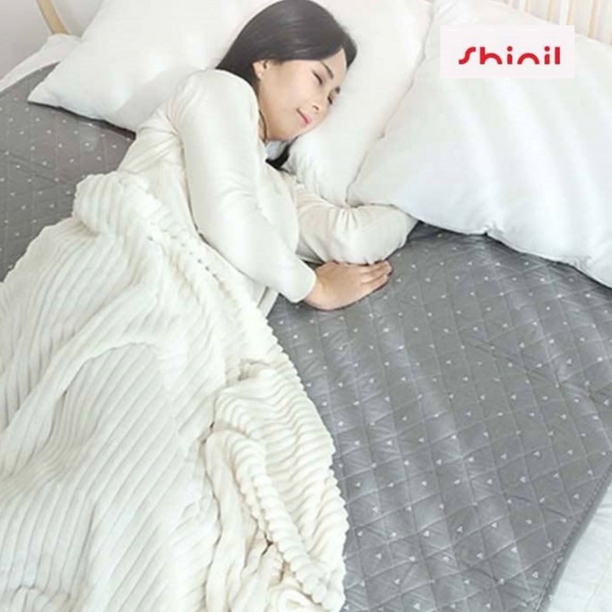 신일 순면 2인 침대용 전기요 더블 침대 전기장판 2인용