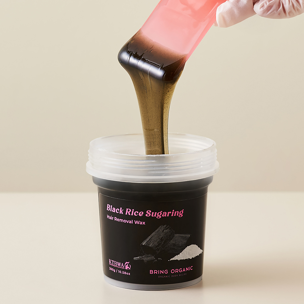 브링오가닉 셀프왁싱 블랙 라이스 슈가링 300g 브라질리언 제모 재료 키트 제품 이미지
