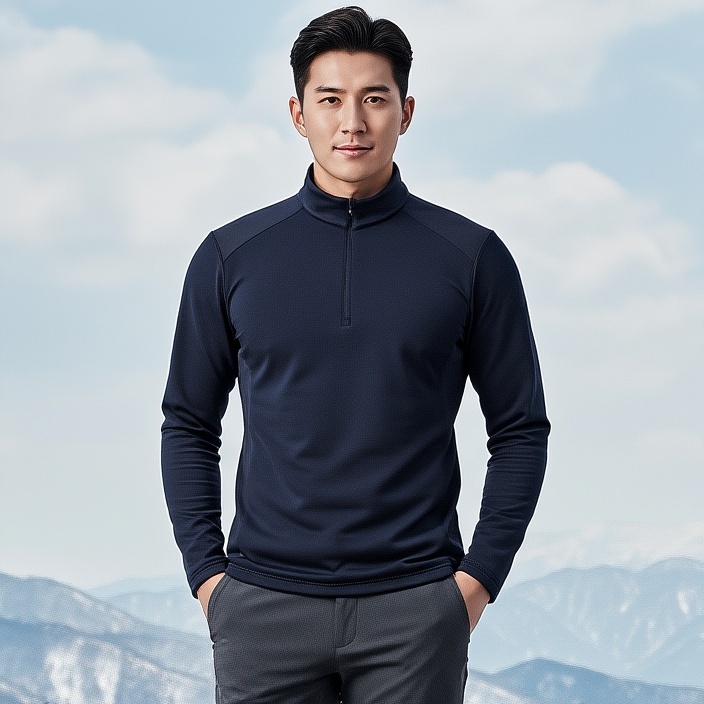 밀레 MILLET 남자 겨을 하이브리드 방한 방풍 아웃도어 등산 패딩 티셔츠 - 메인 이미지