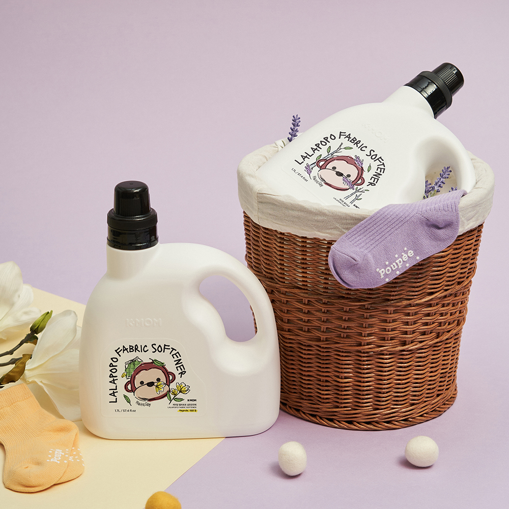 케이맘 랄라포포 섬유유연제 1700ml (목련) 아기 유아 정전기방지 - 상세 이미지 2