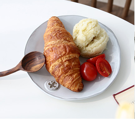 마루신 콜라주 원접시M 한식 양식 브런치 디저트 일본 도자기 - 상세 이미지 5
