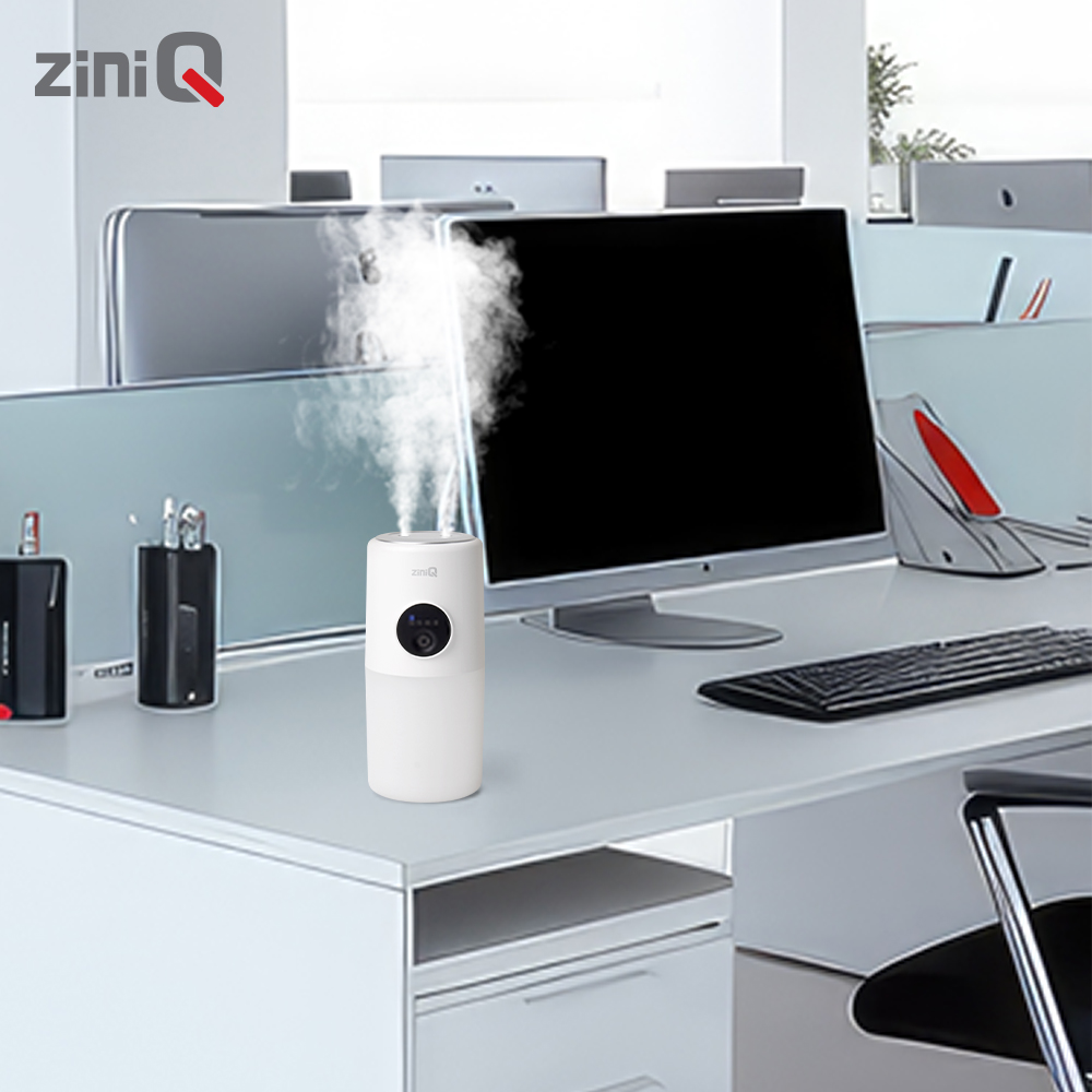 지니큐 무선 듀얼 미니가습기 무드등 가습량조절 가능한 저소음 ZQ-HX20