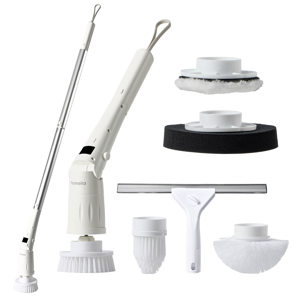 홈리아 욕실청소기 무선 화장실 전동 청소기 6종 브러시 세트