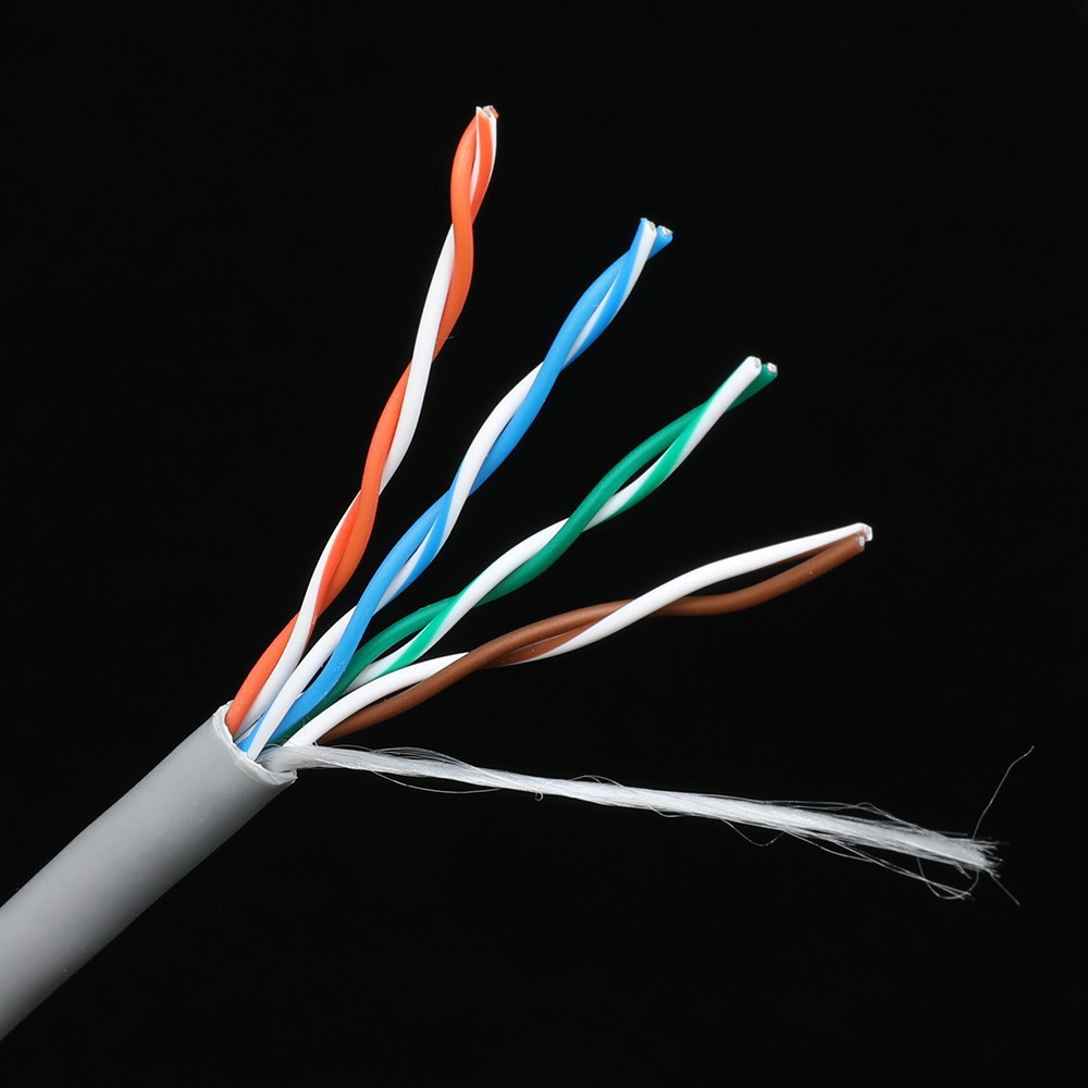 넥시 CAT5E UTP 랜케이블 박스 300m, 옐로우 이미지 6