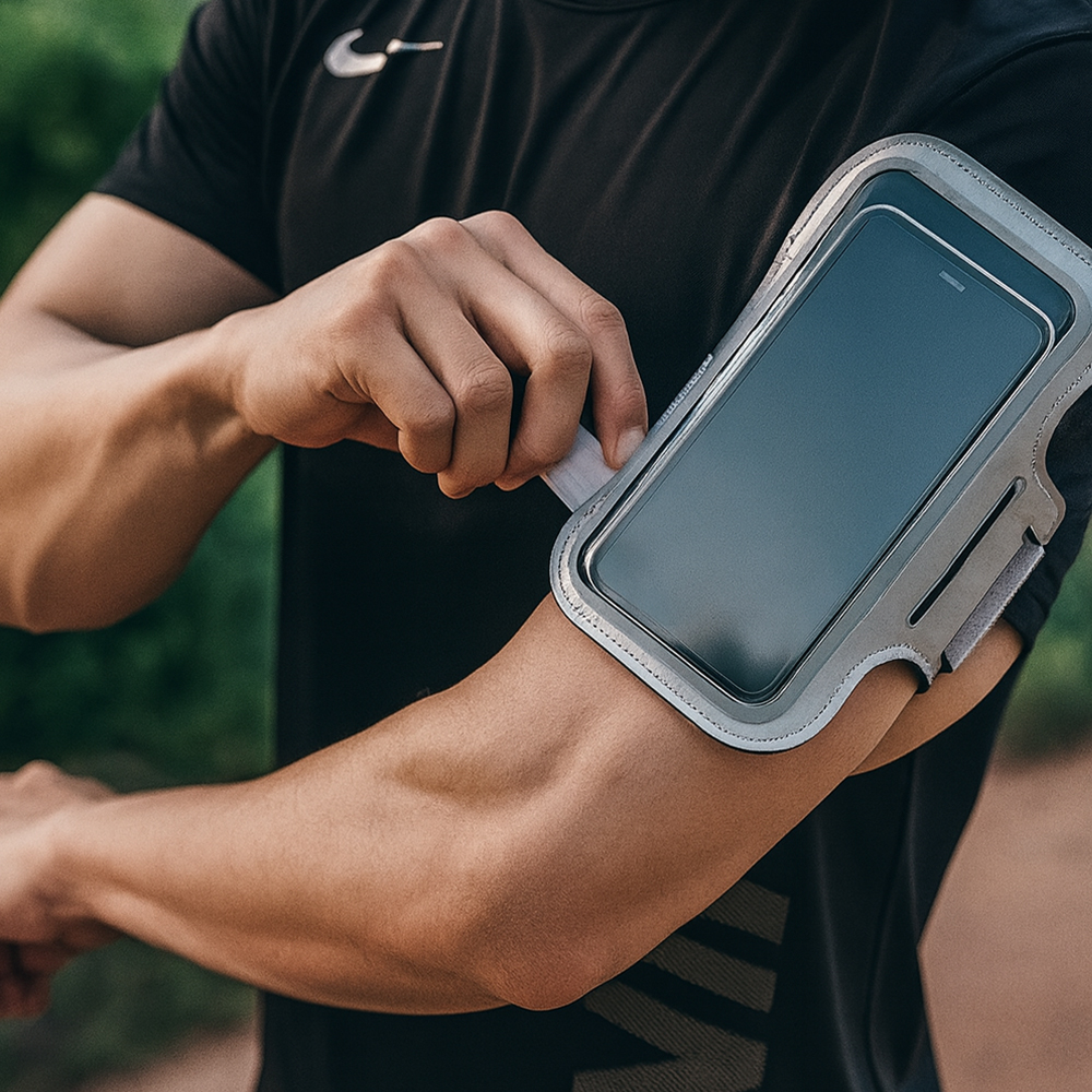 애프터러닝 러닝 암밴드 핸드폰 수납 거치대 싸이클 제품 이미지