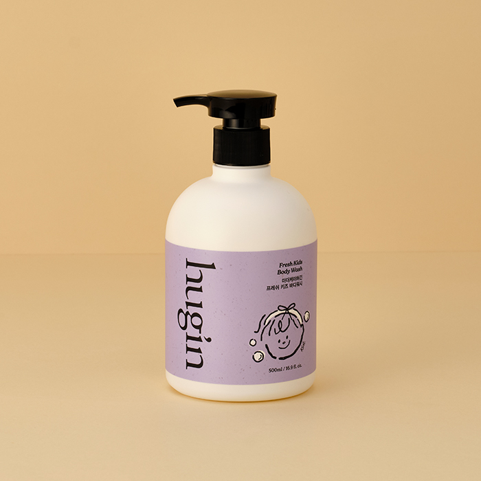 허긴 프레쉬 대용량 키즈 바디워시 500ml+500ml 어린이용워시 유아용 저자극 - 상세 이미지 5