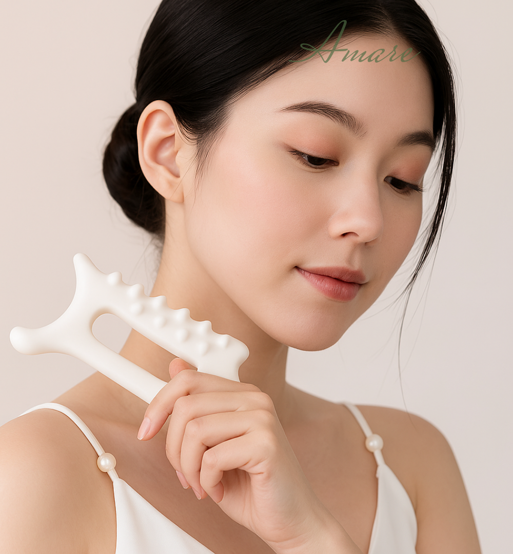 괄사 마사지기 마사지 두피 얼굴 승모근 바디 경락 - 상세 이미지 3