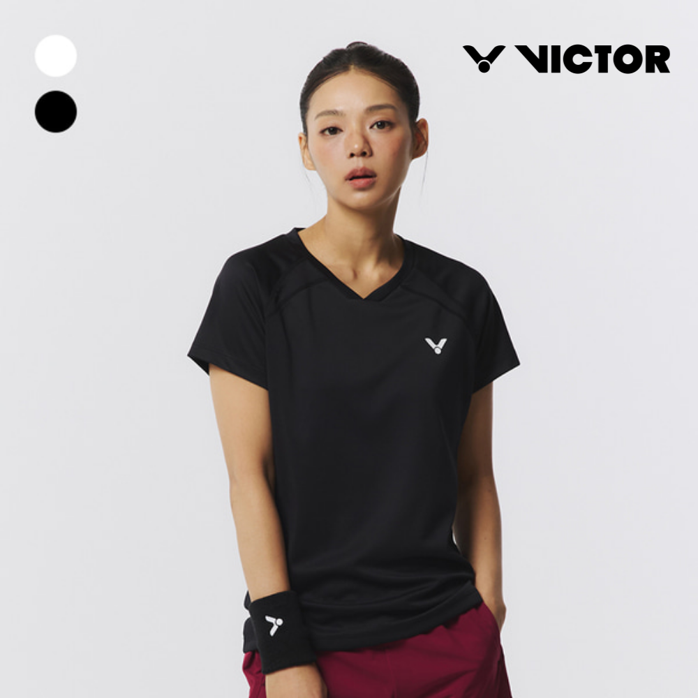 빅터 배드민턴의류 경기복 게임웨어 여성 반팔티 VT25CTS003F - 상세 이미지 2